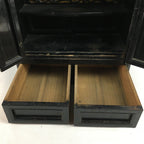 Japanese Wooden Buddhist altar Vtg Butsudan Wood Cabinet Black T259