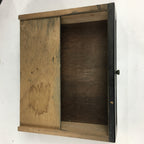 Japanese Wooden Buddhist altar Vtg Butsudan Wood Cabinet Black T264