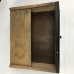 Japanese Wooden Buddhist altar Vtg Butsudan Wood Cabinet Black T264