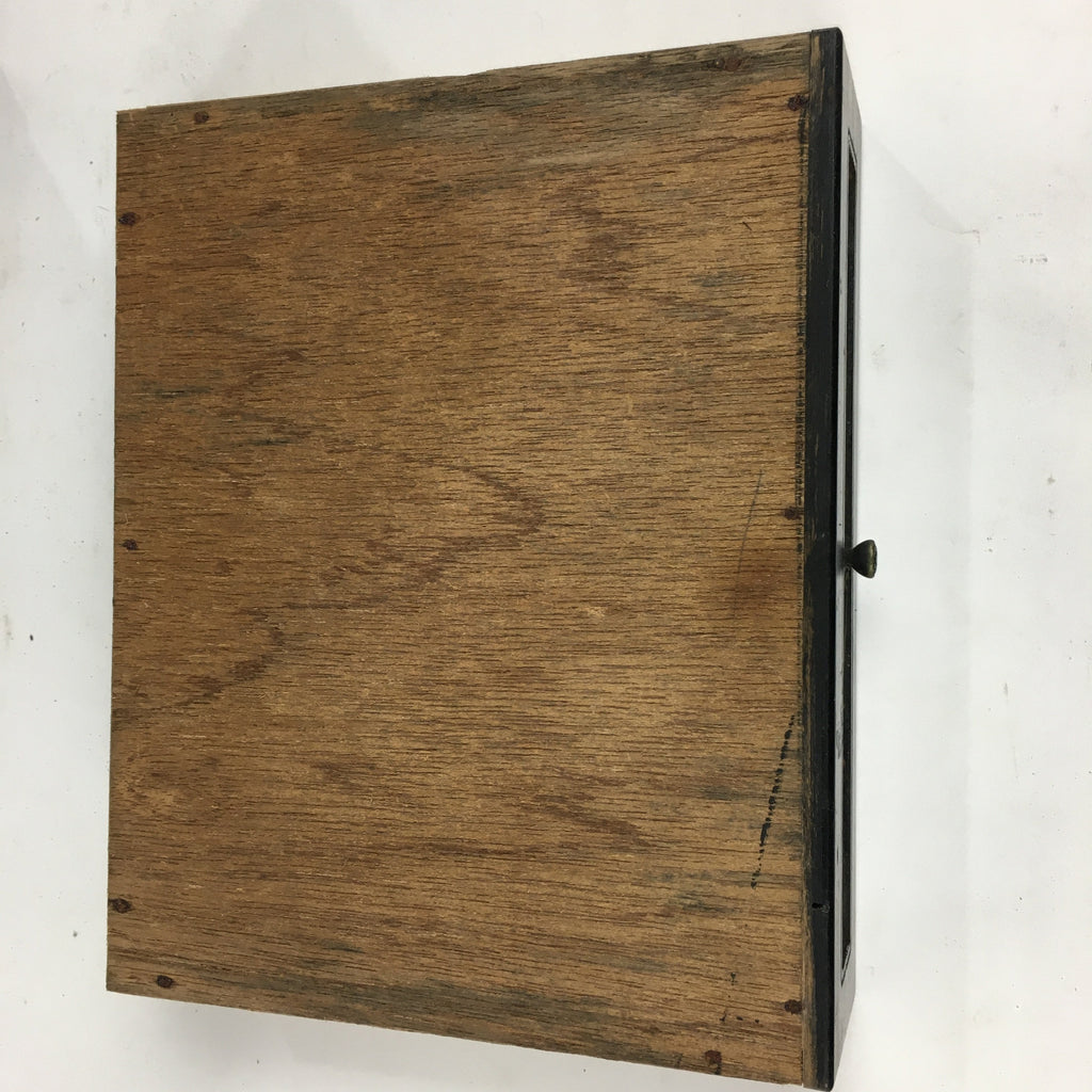 Japanese Wooden Buddhist altar Vtg Butsudan Wood Cabinet Black T264