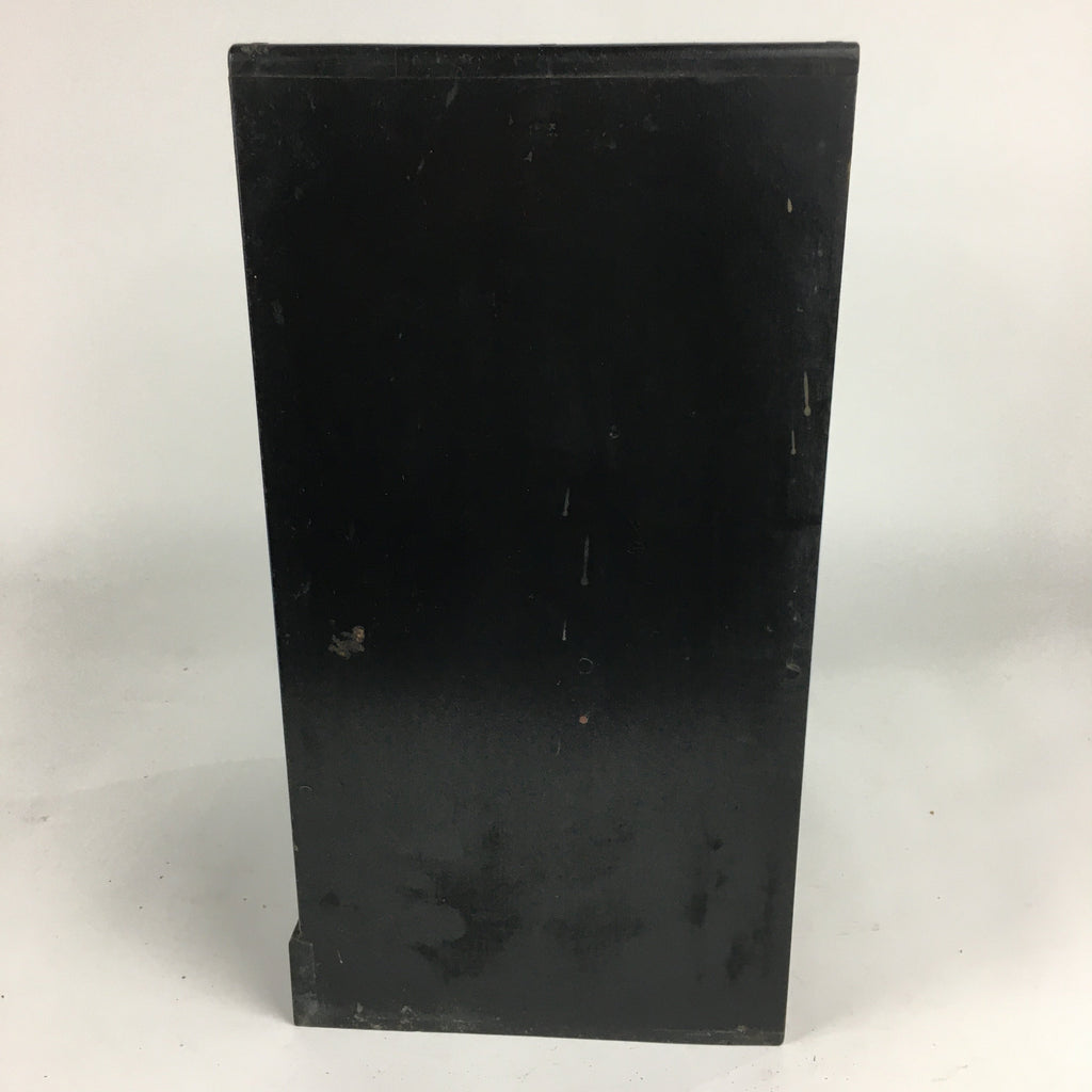 Japanese Wooden Buddhist altar Vtg Butsudan Wood Cabinet Black T264