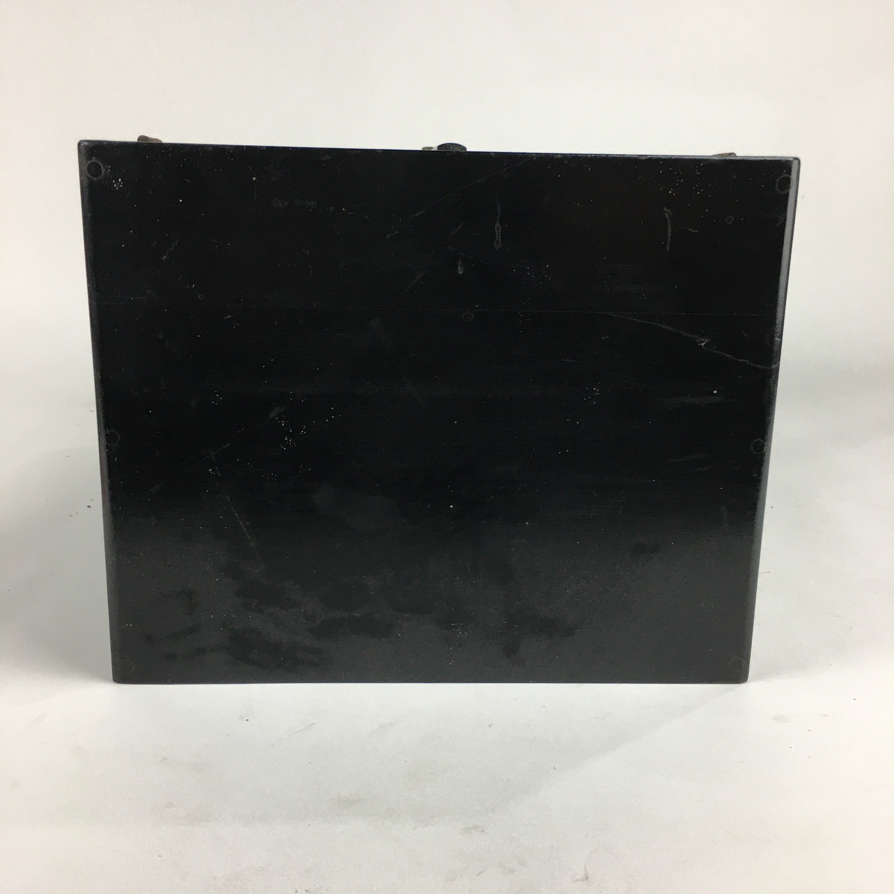 Japanese Wooden Buddhist altar Vtg Butsudan Wood Cabinet Black T264