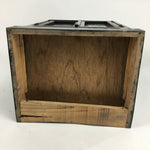 Japanese Wooden Buddhist altar Vtg Butsudan Wood Cabinet Black T264