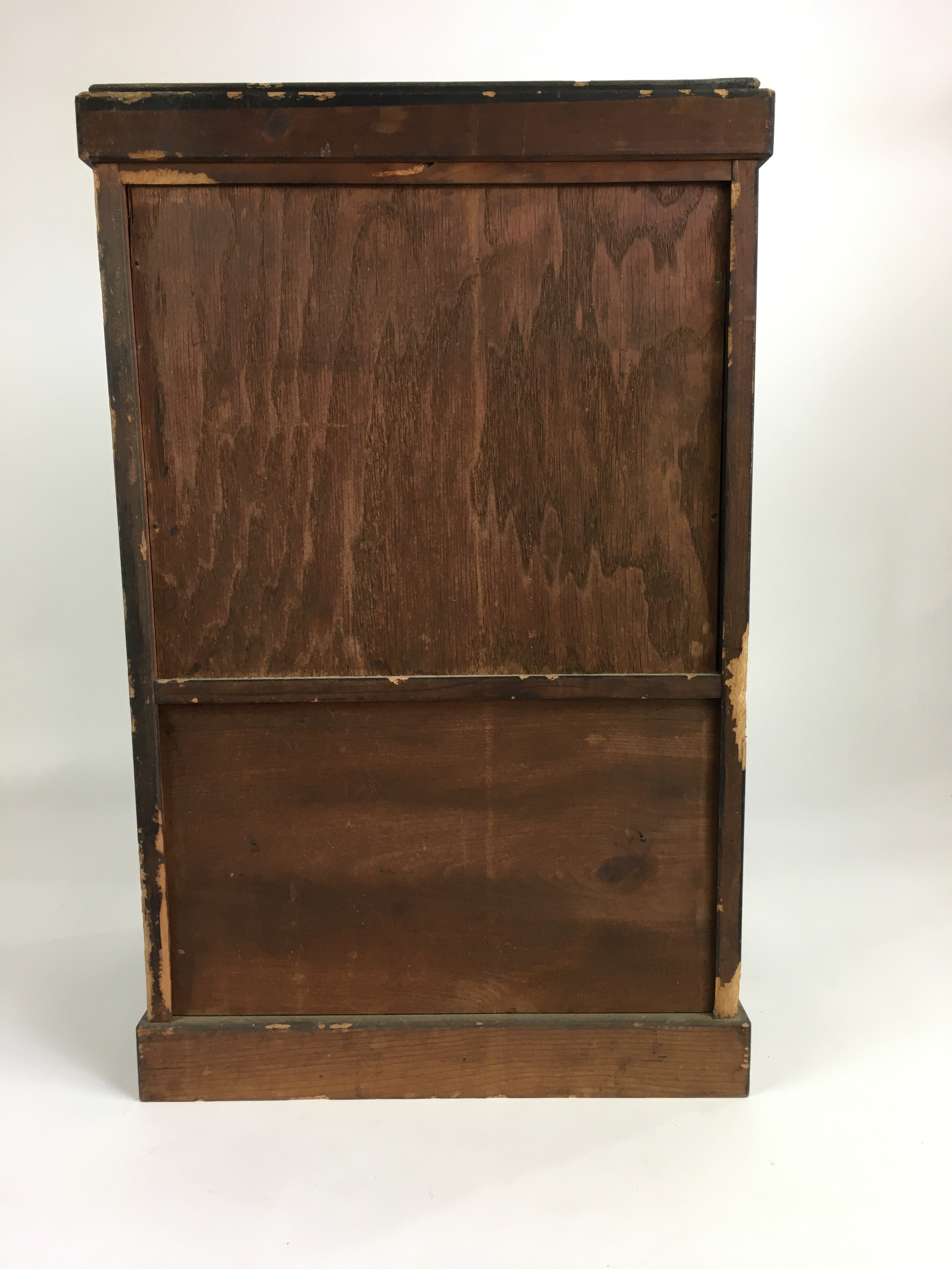 Japanese Wooden Buddhist altar Vtg Butsudan Wood Cabinet Black T292