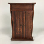 Japanese Wooden Buddhist altar Vtg Butsudan Wood Cabinet Brown T265
