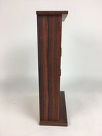 Japanese Wooden Buddhist altar Vtg Butsudan Wood Cabinet Brown T265