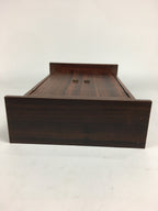 Japanese Wooden Buddhist altar Vtg Butsudan Wood Cabinet Brown T265