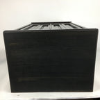 Japanese Wooden Buddhist altar Vtg Butsudan Wood Cabinet Reddish-Brown T249