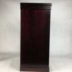 Japanese Wooden Buddhist altar Vtg Butsudan Wood Cabinet Reddish-Brown T249