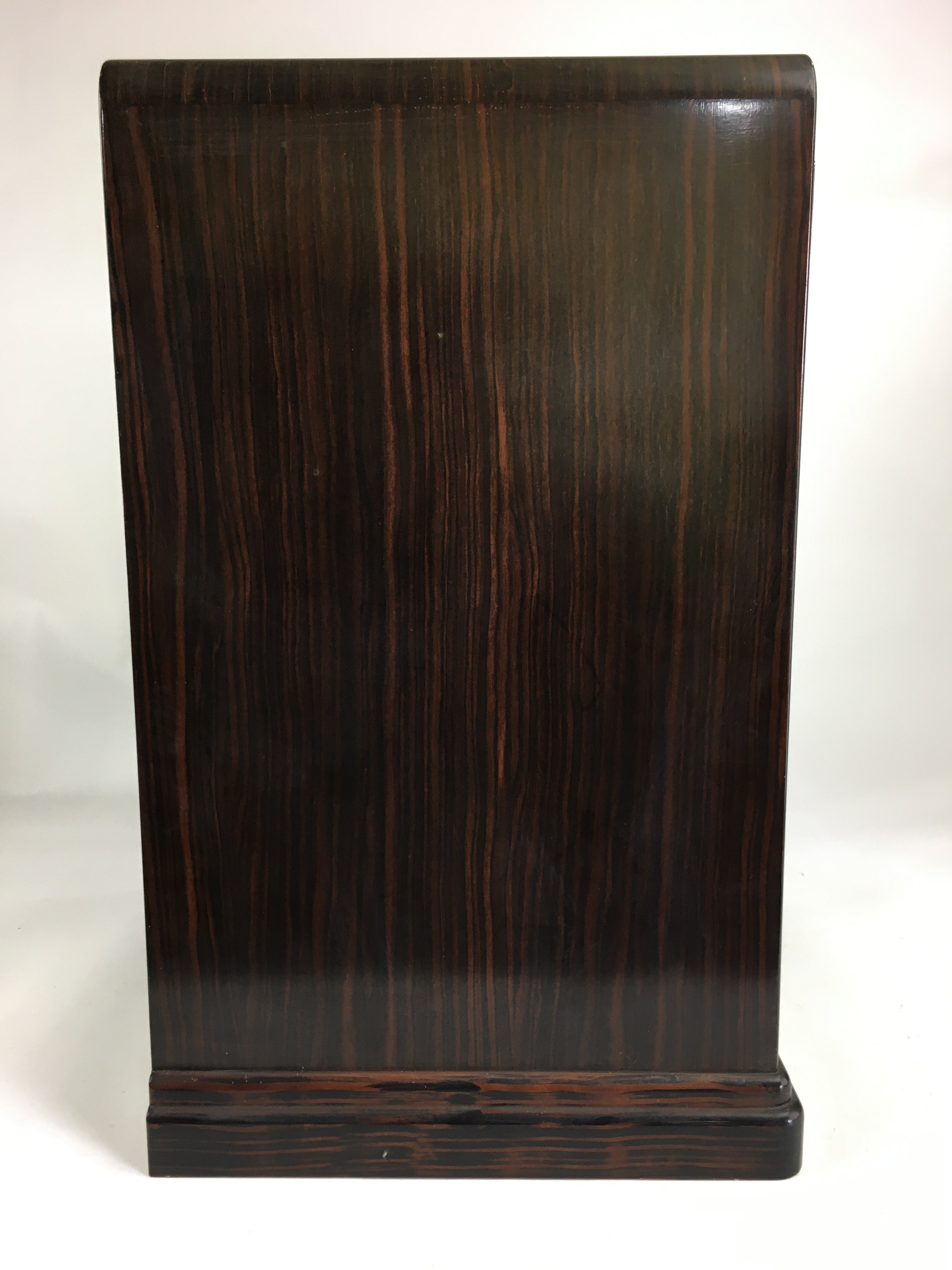Japanese Wooden Buddhist altar Wood Cabinet Butsudan Vtg Brown T295