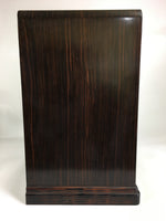Japanese Wooden Buddhist altar Wood Cabinet Butsudan Vtg Brown T295