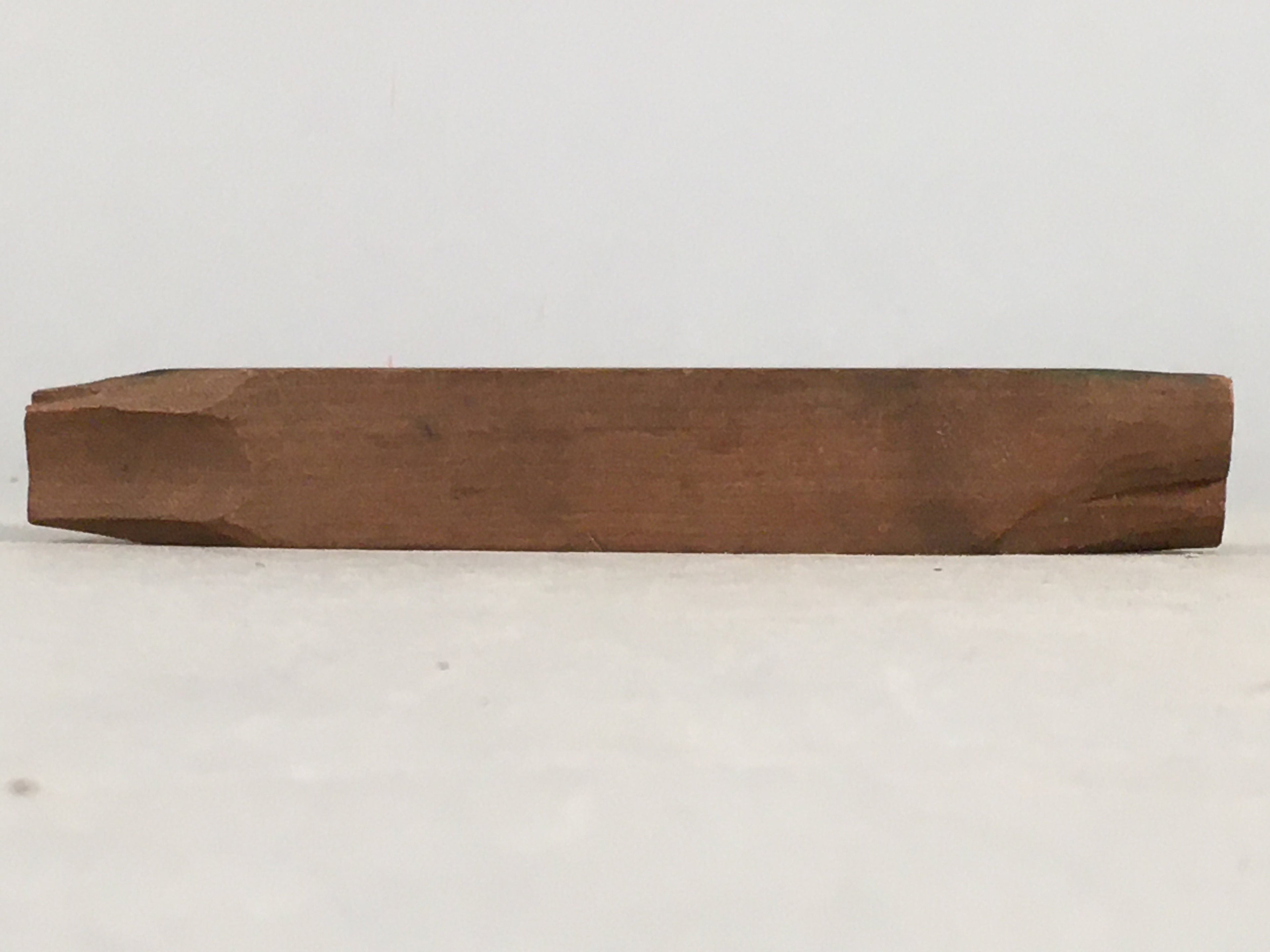 Japanese Wooden Cake Marking Tool Stick Stamp Sweets Vtg Carving Brown Kg287
