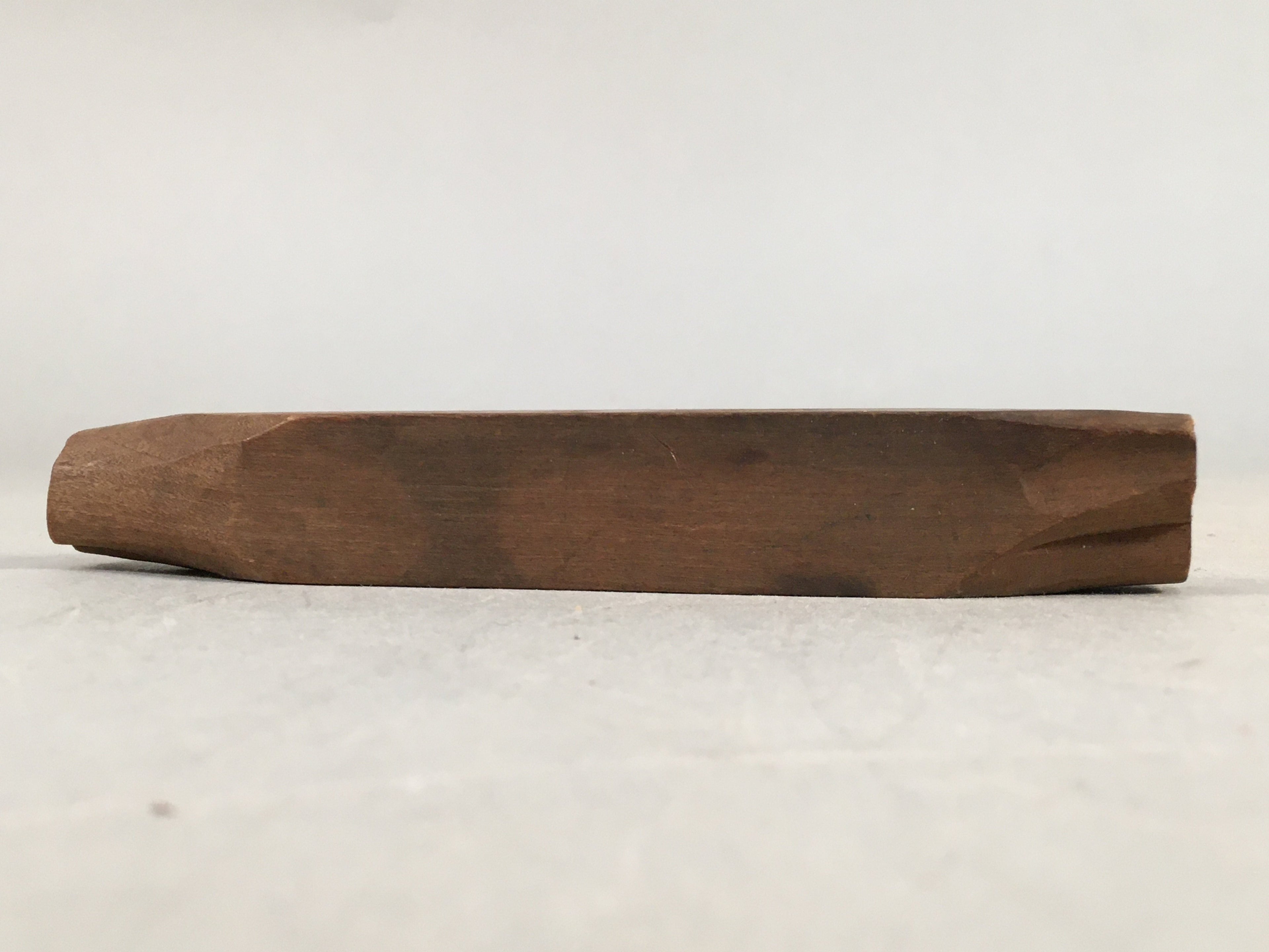 Japanese Wooden Cake Marking Tool Stick Stamp Sweets Vtg Carving Brown Kg287