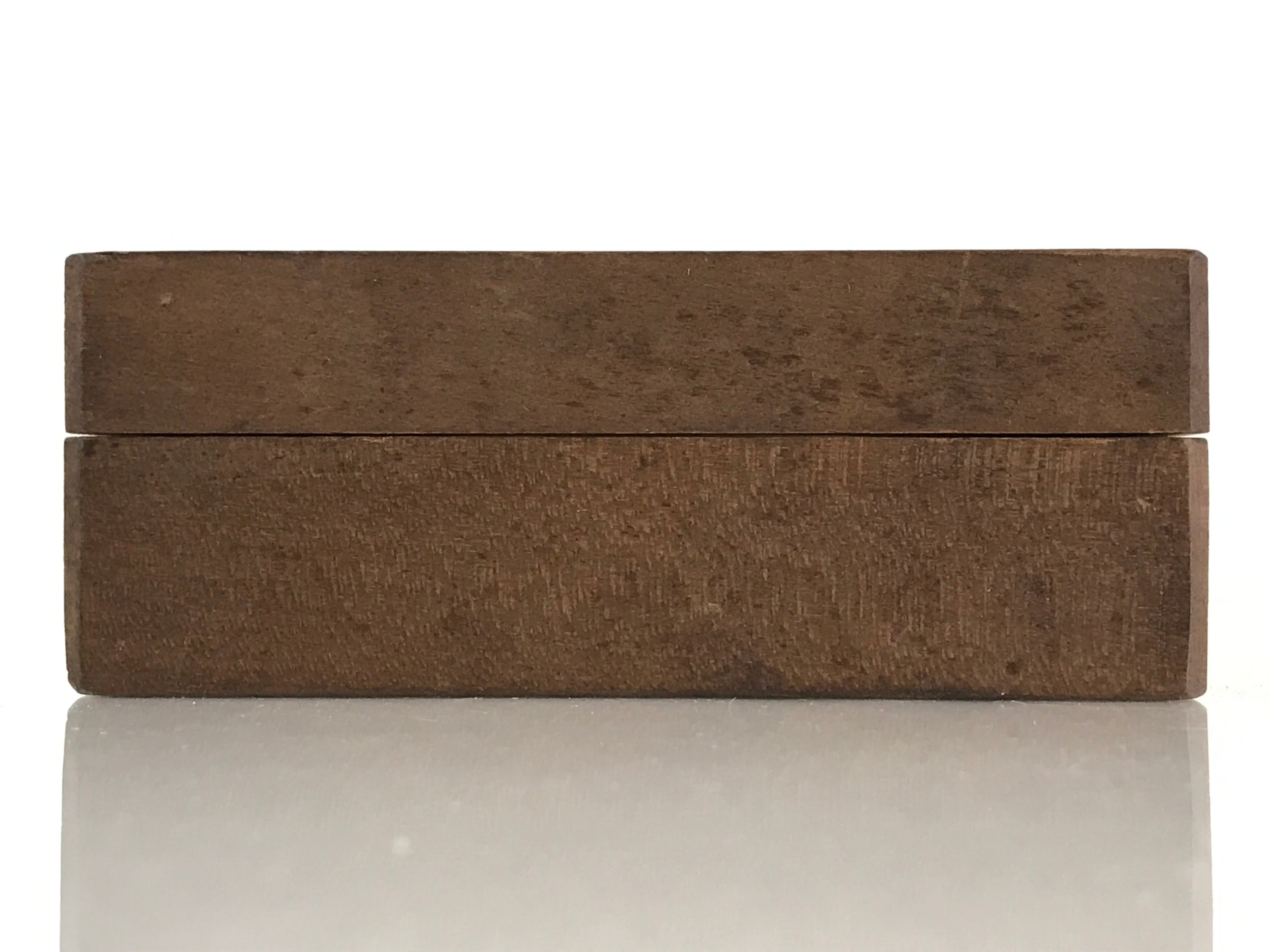 Japanese Wooden Cake Mold Kashigata Sweets Vtg Apple Round Kg398