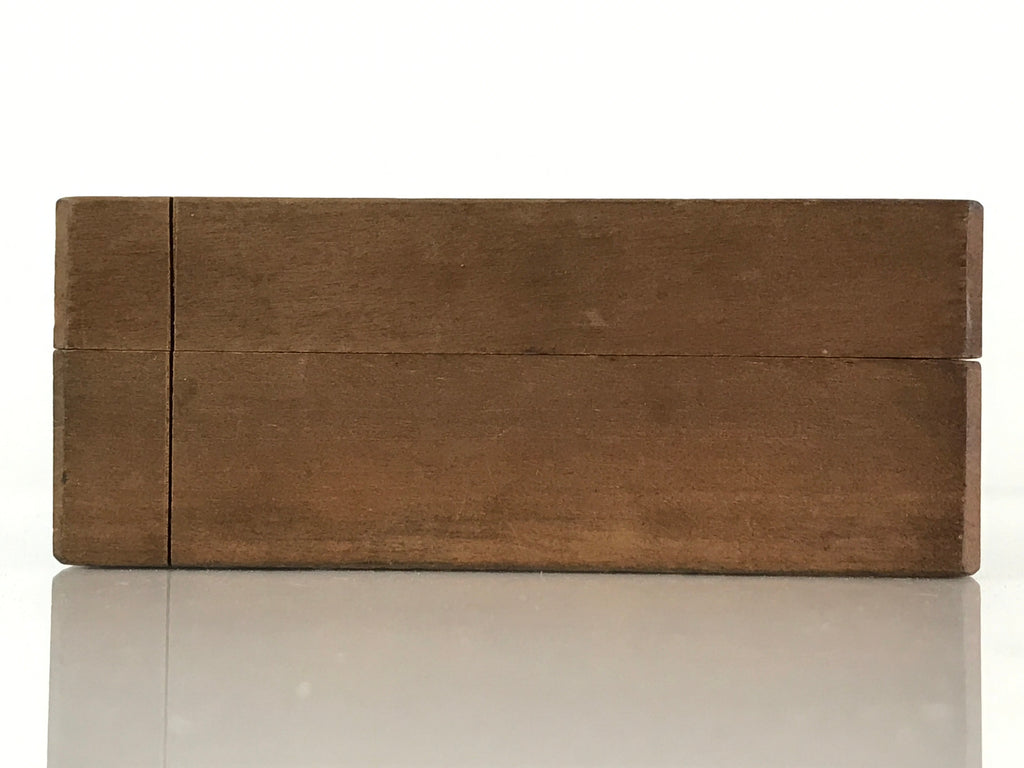 Japanese Wooden Cake Mold Kashigata Sweets Vtg Apple Round Kg398