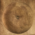 Japanese Wooden Cake Mold Kashigata Sweets Vtg Apple Round Kg398