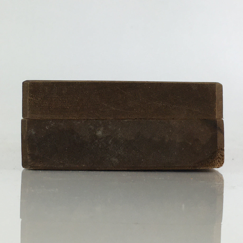 Japanese Wooden Cake Mold Kashigata Sweets Vtg Carving Bamboo Shoot Kg379