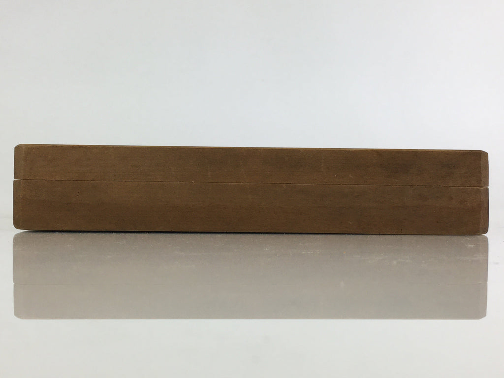 Japanese Wooden Cake Mold Kashigata Sweets Vtg Carving Bamboo Shoot Kg379