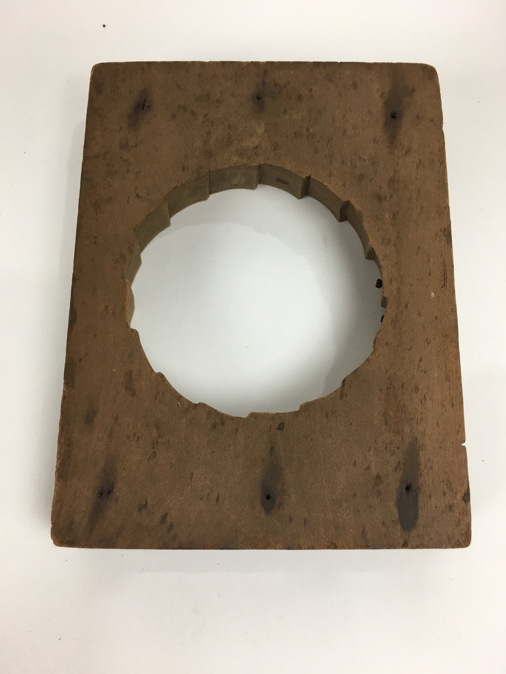 Japanese Wooden Cake Mold Kashigata Sweets Vtg Carving Bay laurel Celebration Kg