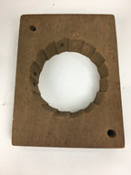 Japanese Wooden Cake Mold Kashigata Sweets Vtg Carving Bay laurel Celebration Kg