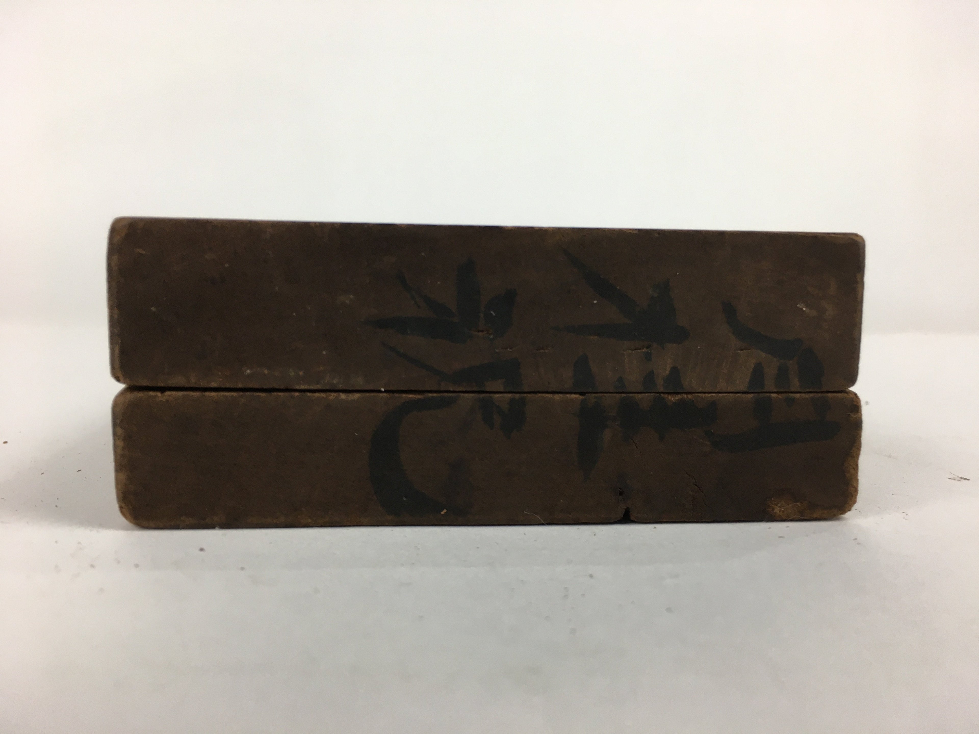 Japanese Wooden Cake Mold Kashigata Sweets Vtg Carving Bay laurel Celebration Kg