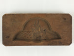 Japanese Wooden Cake Mold Kashigata Sweets Vtg Carving Bird Kg383