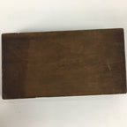 Japanese Wooden Cake Mold Kashigata Sweets Vtg Carving Brown Butterfly Kg345