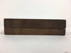 Japanese Wooden Cake Mold Kashigata Sweets Vtg Carving Brown Butterfly Kg345