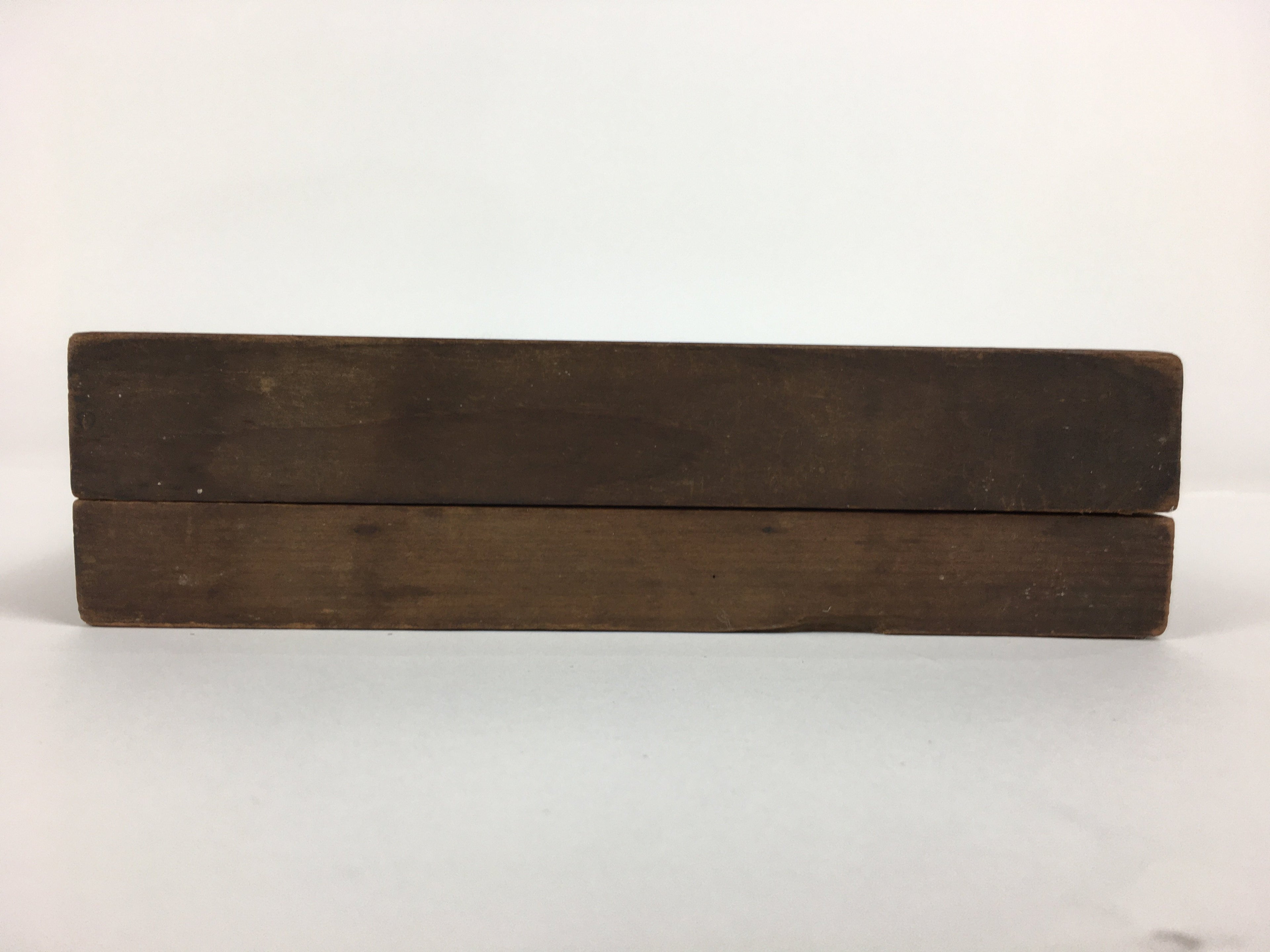 Japanese Wooden Cake Mold Kashigata Sweets Vtg Carving Brown Butterfly Kg345