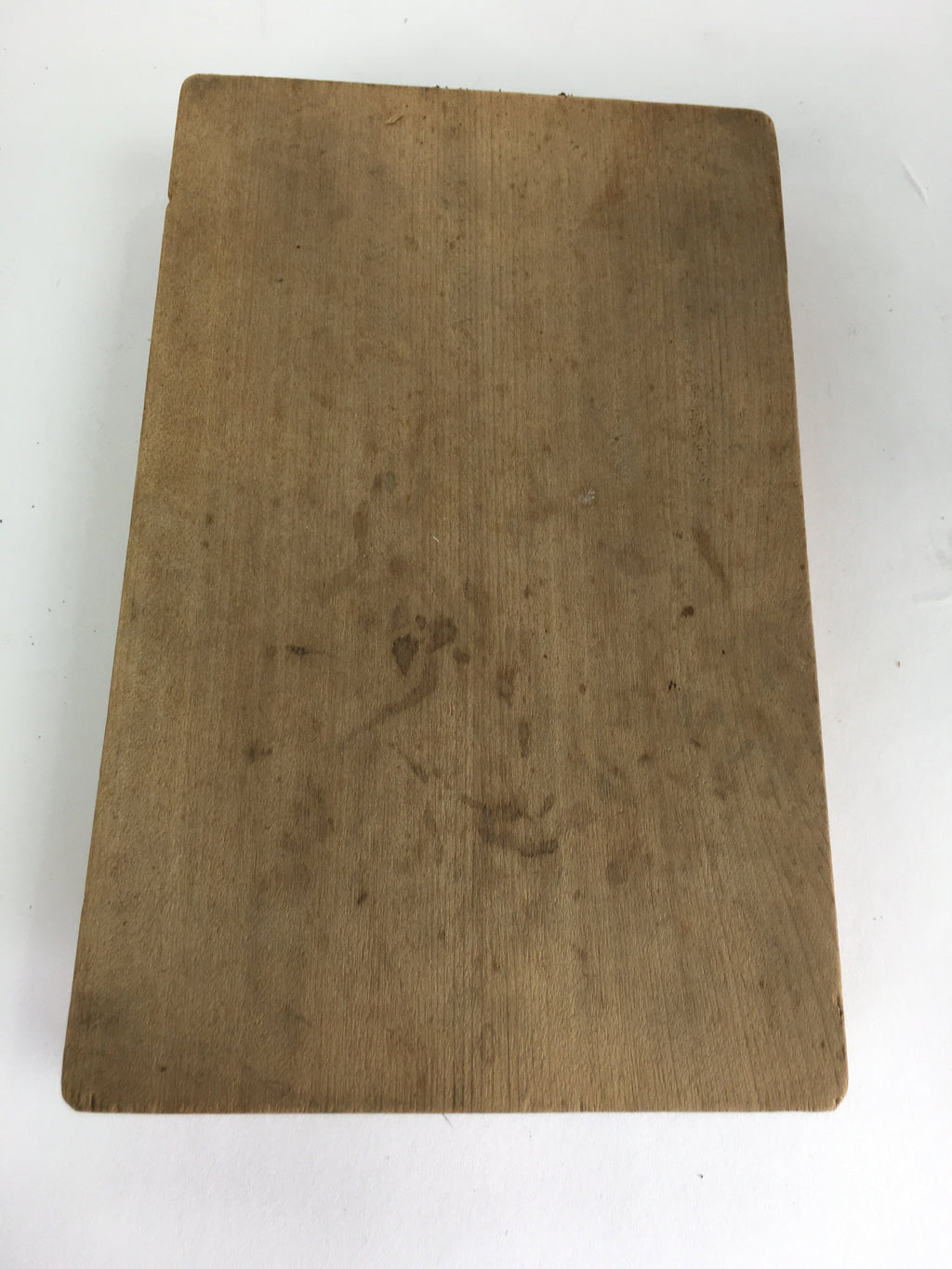 Japanese Wooden Cake Mold Kashigata Sweets Vtg Carving Brown Daruma Kg367