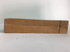 Japanese Wooden Cake Mold Kashigata Sweets Vtg Carving Brown Daruma Kg367