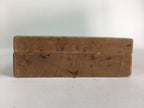 Japanese Wooden Cake Mold Kashigata Sweets Vtg Carving Brown Daruma Kg367