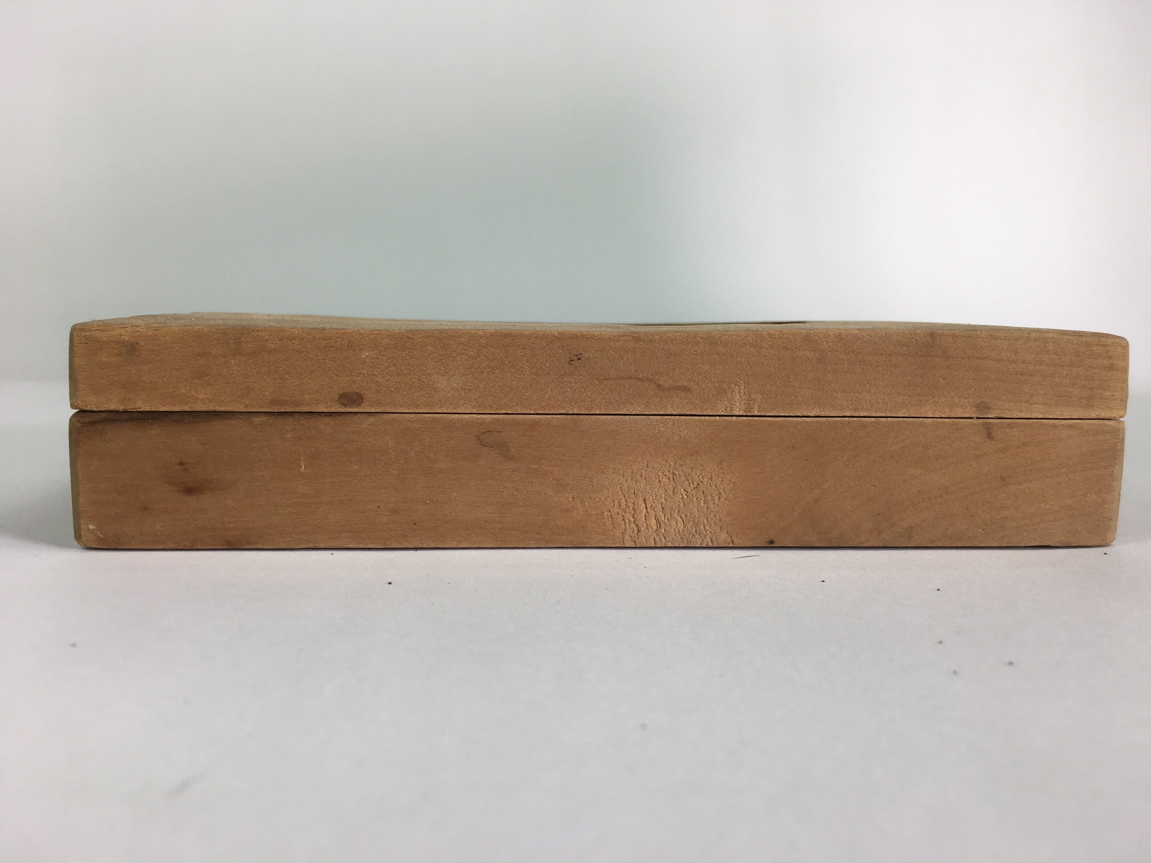 Japanese Wooden Cake Mold Kashigata Sweets Vtg Carving Brown Daruma Kg367