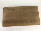 Japanese Wooden Cake Mold Kashigata Sweets Vtg Carving Brown Lotus Flower Kg368