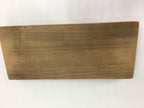 Japanese Wooden Cake Mold Kashigata Sweets Vtg Carving Brown Otafuku Lady Kg371
