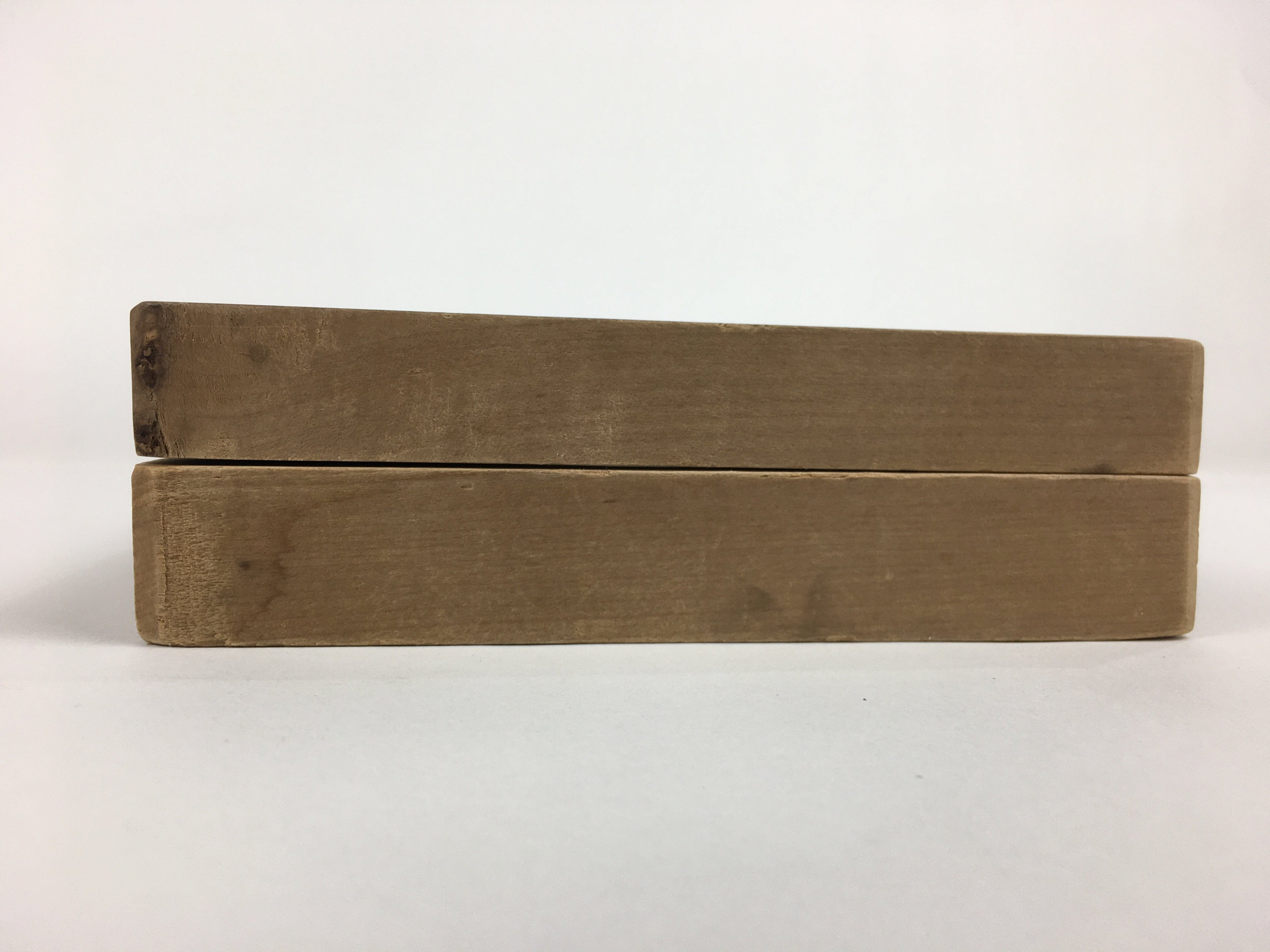 Japanese Wooden Cake Mold Kashigata Sweets Vtg Carving Brown Peach Boy Kg355