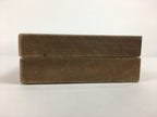 Japanese Wooden Cake Mold Kashigata Sweets Vtg Carving Brown Peach Boy Kg355