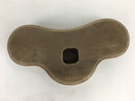 Japanese Wooden Cake Mold Kashigata Sweets Vtg Carving Brown Pine Kg374