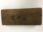Japanese Wooden Cake Mold Kashigata Sweets Vtg Carving Brown Shrimp Kg356