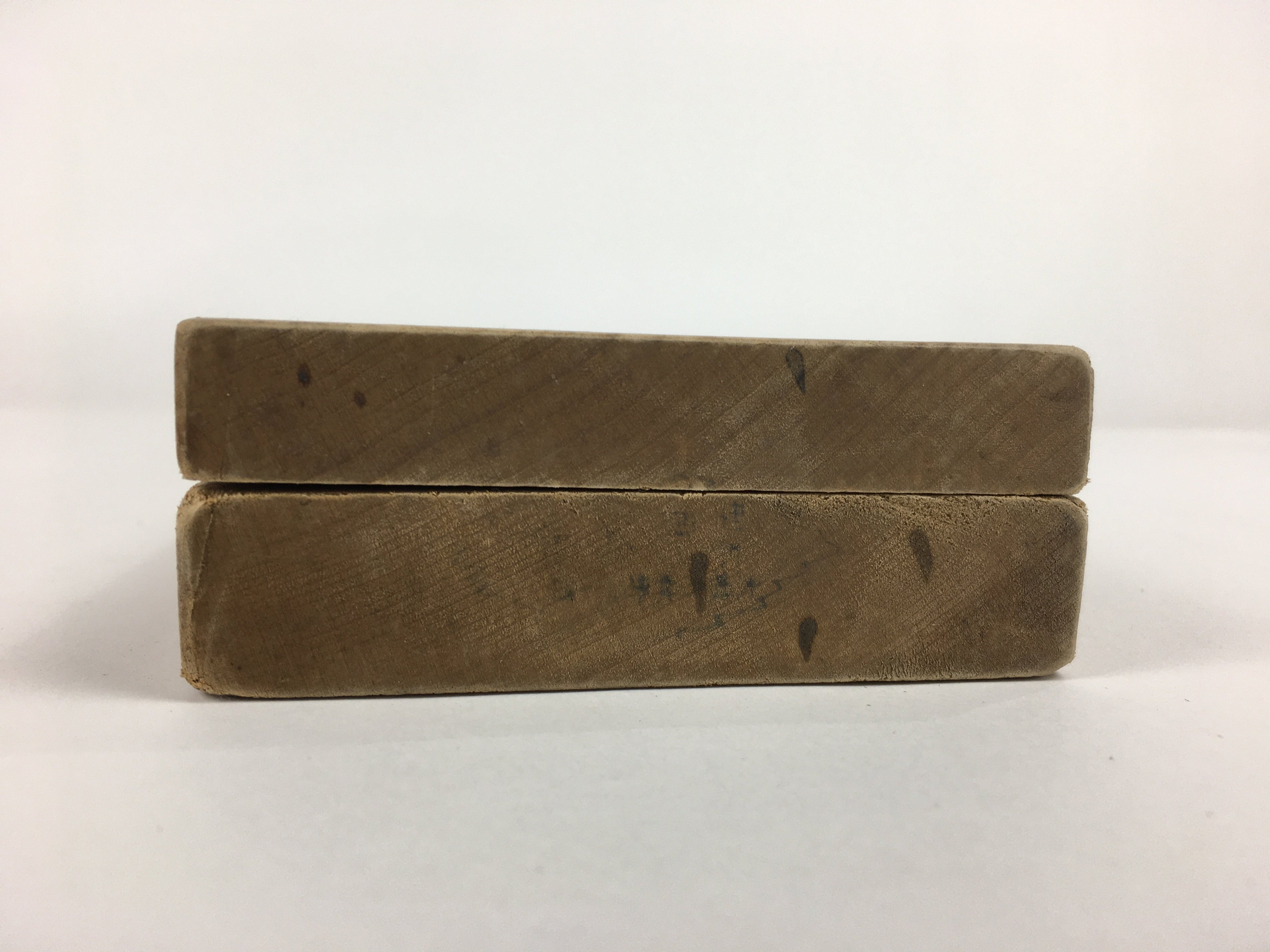 Japanese Wooden Cake Mold Kashigata Sweets Vtg Carving Brown Shrimps Kg357