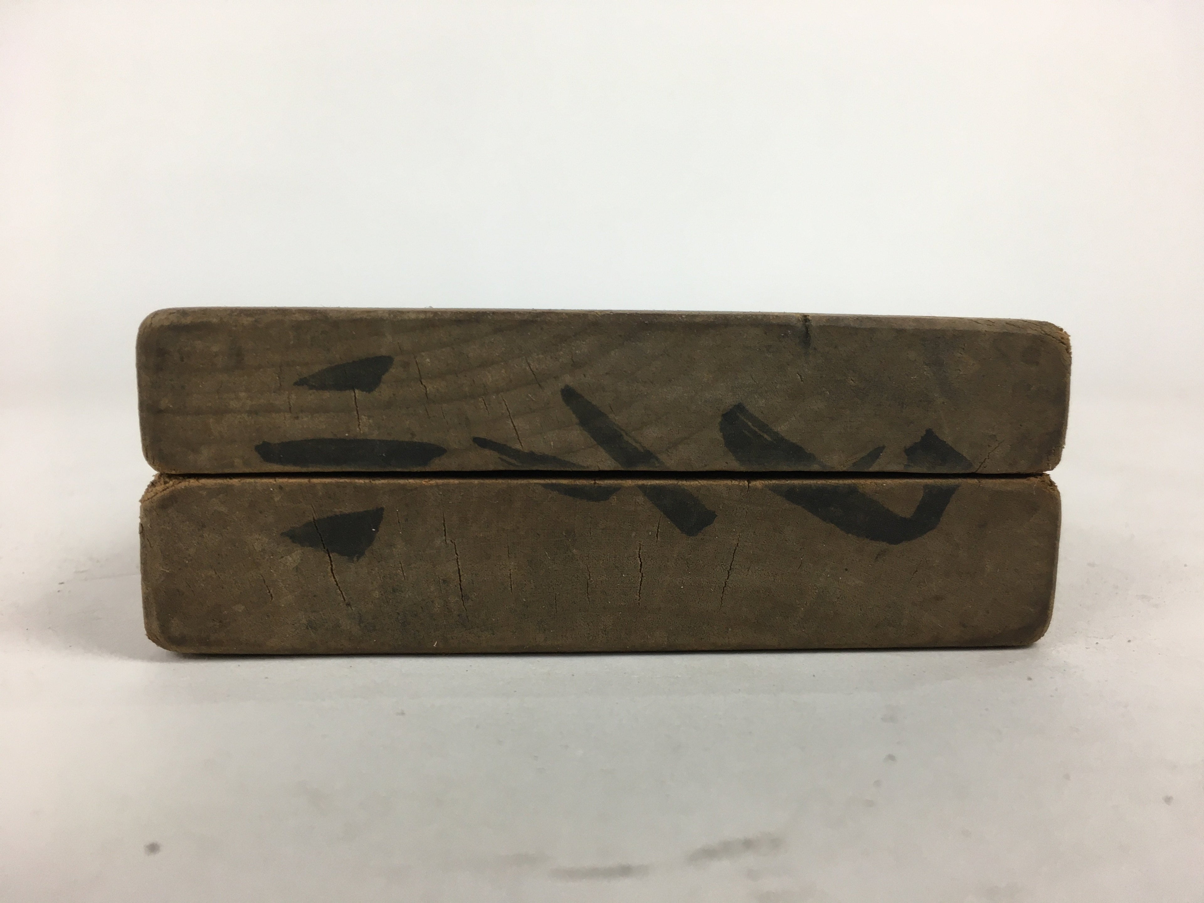 Japanese Wooden Cake Mold Kashigata Sweets Vtg Carving Brown Snapper Kg341