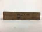 Japanese Wooden Cake Mold Kashigata Sweets Vtg Carving Brown Snapper Kg341