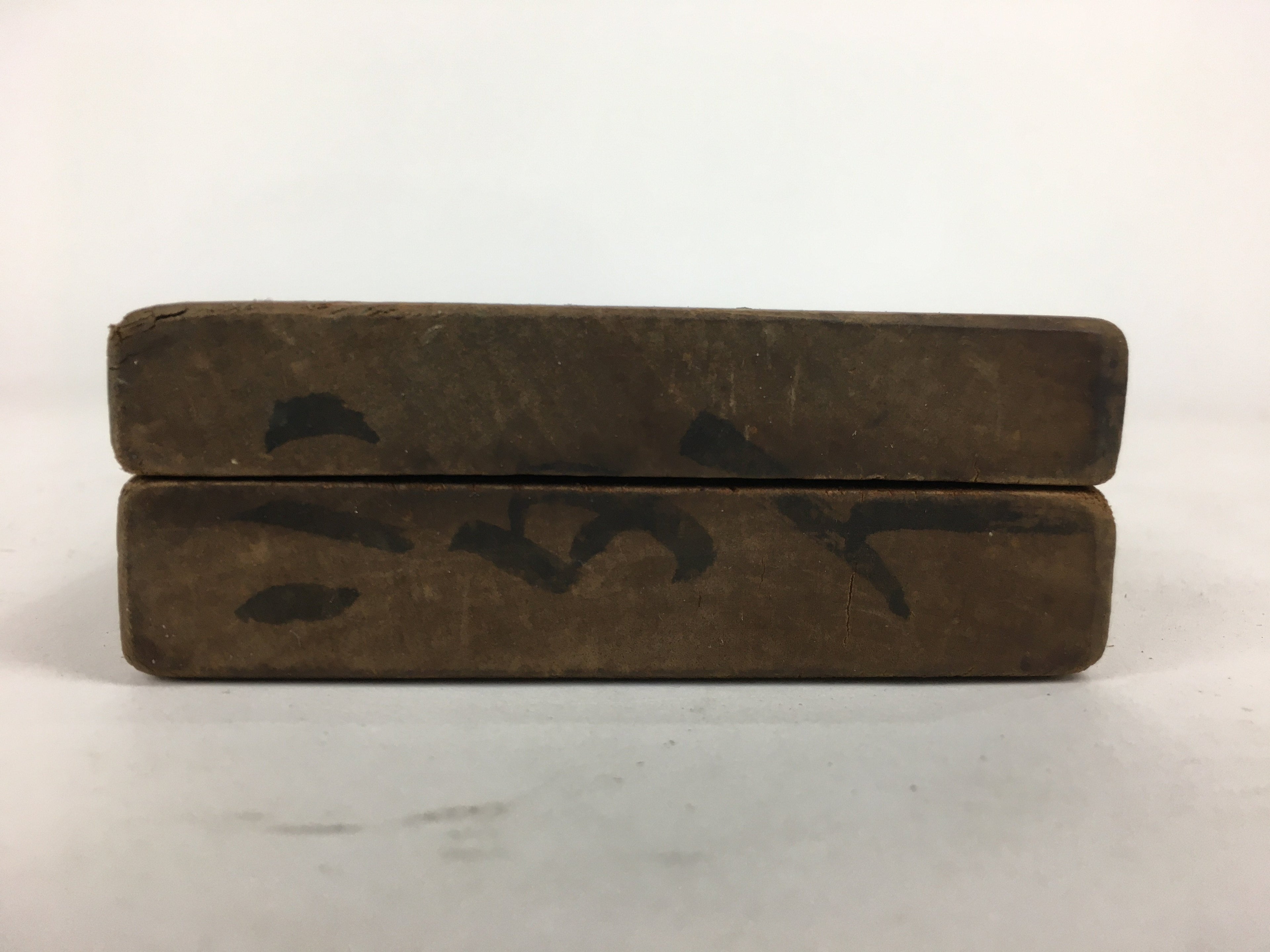 Japanese Wooden Cake Mold Kashigata Sweets Vtg Carving Brown Snapper Kg341