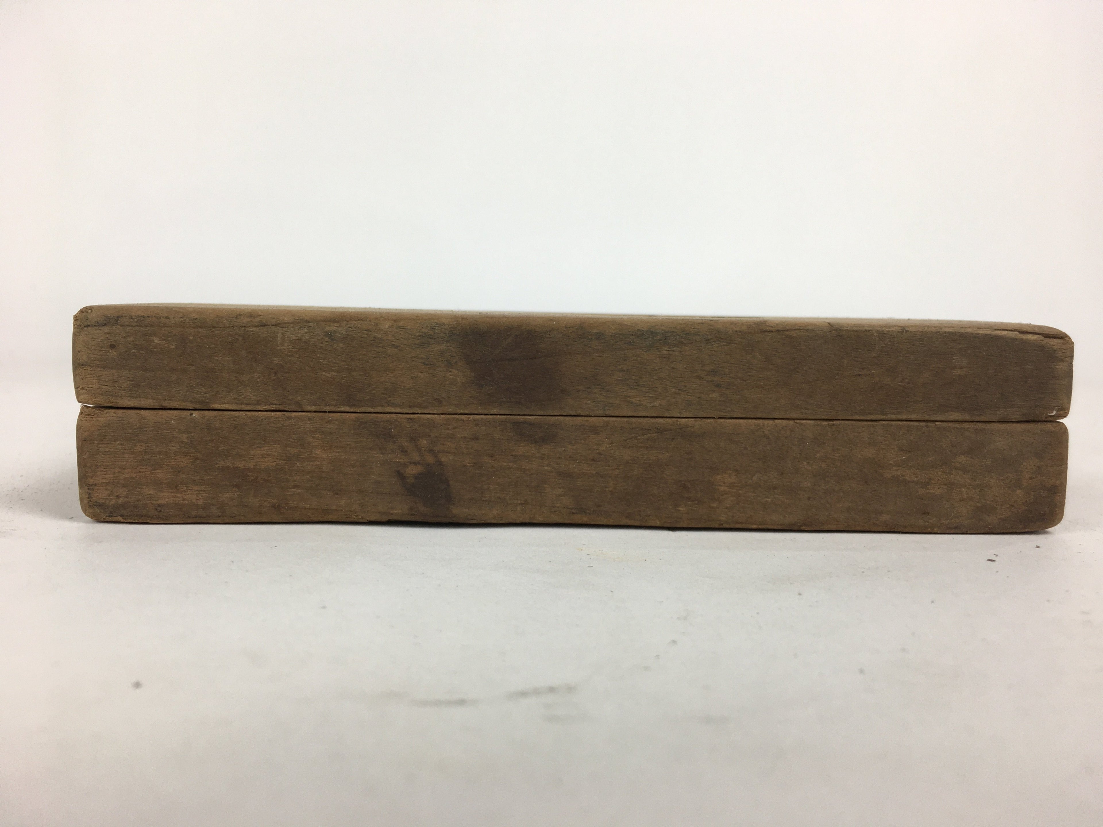Japanese Wooden Cake Mold Kashigata Sweets Vtg Carving Brown Snapper Kg341