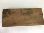 Japanese Wooden Cake Mold Kashigata Sweets Vtg Carving Brown Snapper Kg364