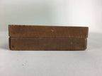Japanese Wooden Cake Mold Kashigata Sweets Vtg Carving Brown Snapper Kg364
