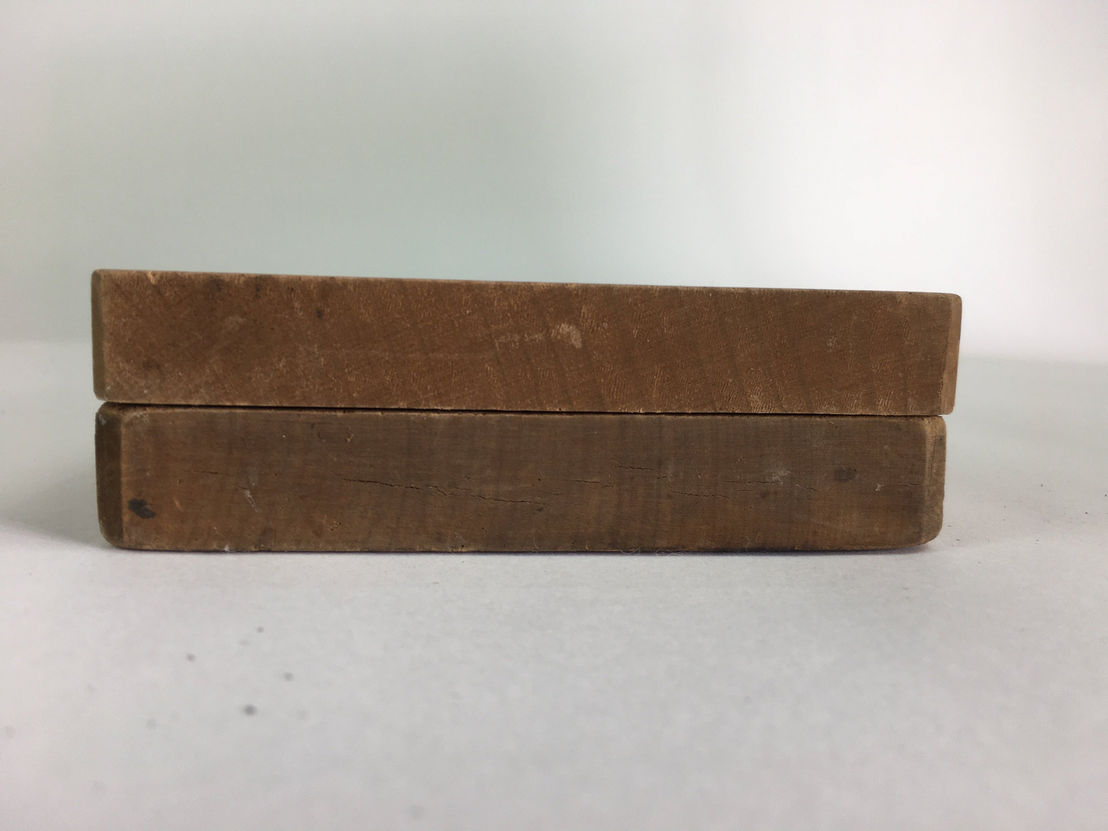 Japanese Wooden Cake Mold Kashigata Sweets Vtg Carving Brown Snapper Kg364