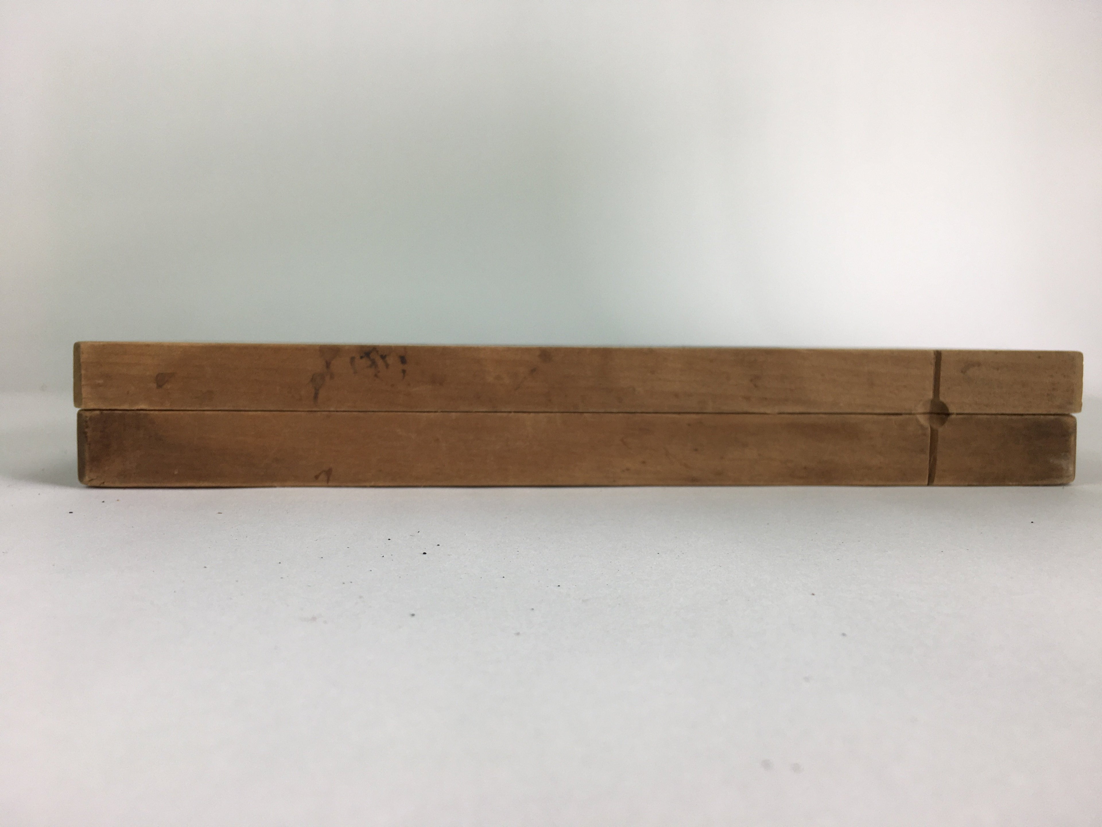Japanese Wooden Cake Mold Kashigata Sweets Vtg Carving Brown Snapper Kg364
