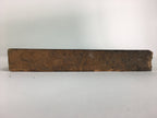 Japanese Wooden Cake Mold Kashigata Sweets Vtg Carving Brown Snapper Kg370