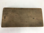 Japanese Wooden Cake Mold Kashigata Sweets Vtg Carving Brown Snapper Kg372